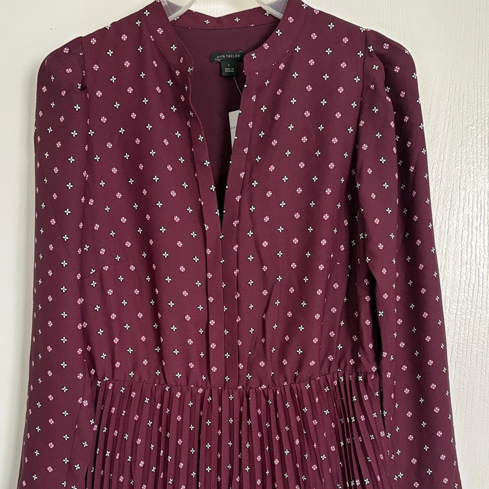Ann Taylor Long Sleeve Dress